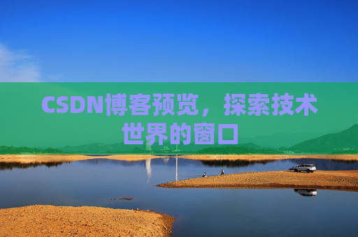 CSDN博客预览,探索技术世界的窗口